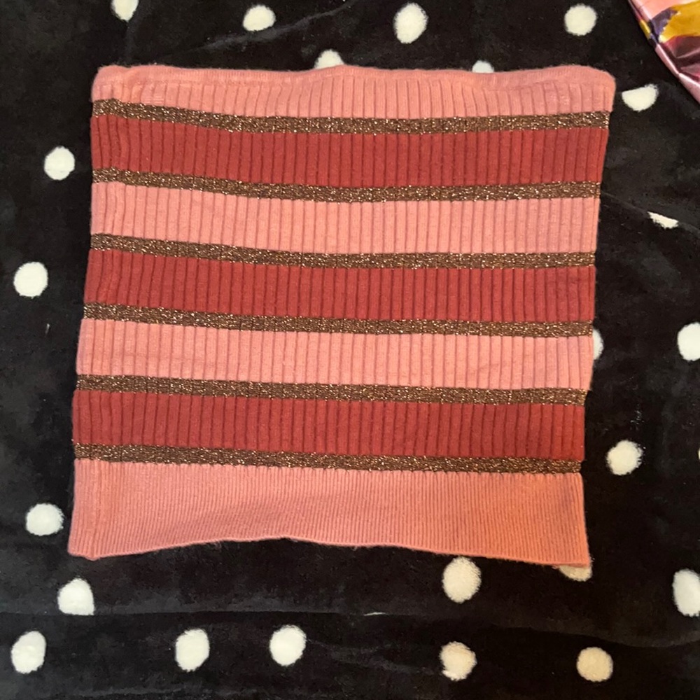 Striped tube top